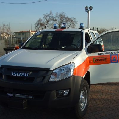 ALLESTIMENTO PROTEZIONE CIVILE ISUZU DMAX REGIONE FRIULI1